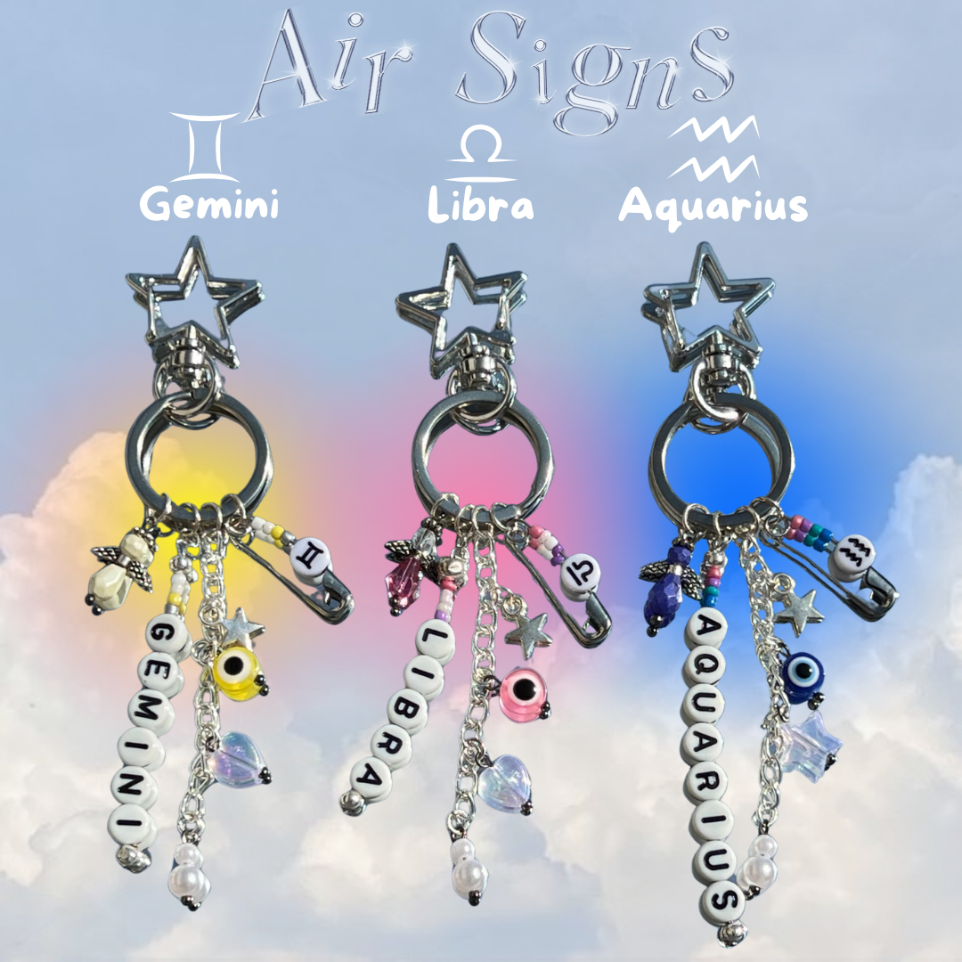 Zodiac Sign Keychains