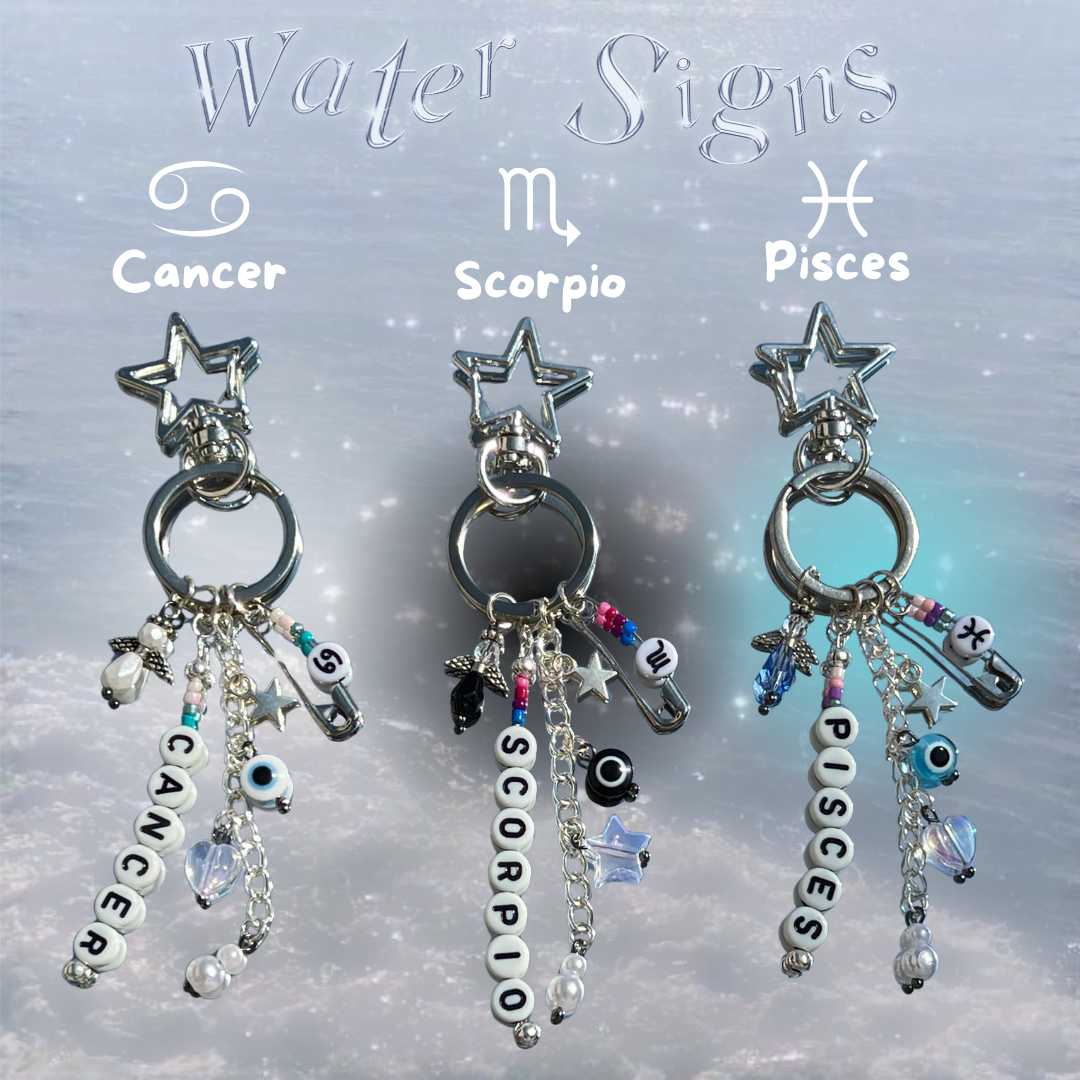 Zodiac Sign Keychains