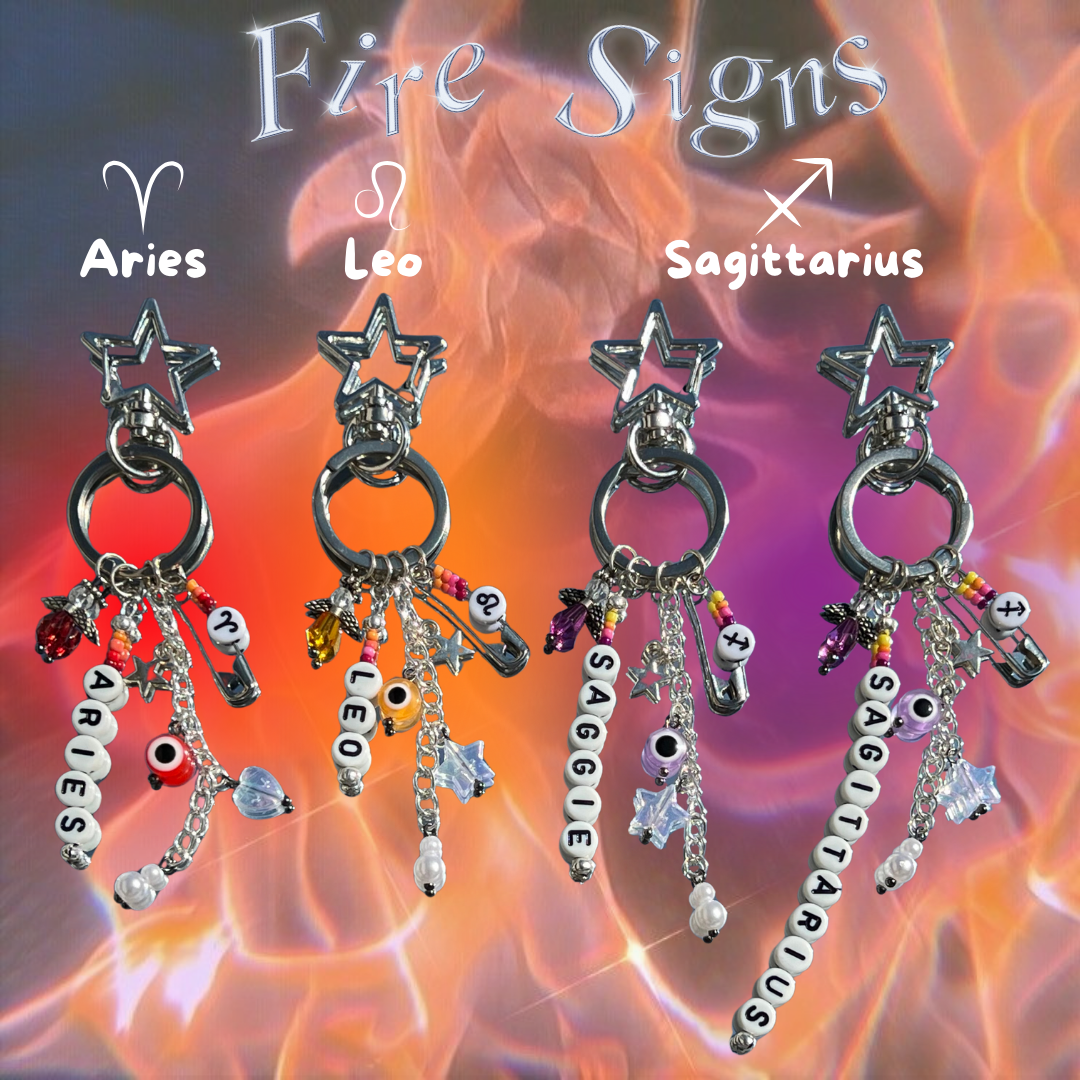Zodiac Sign Keychains