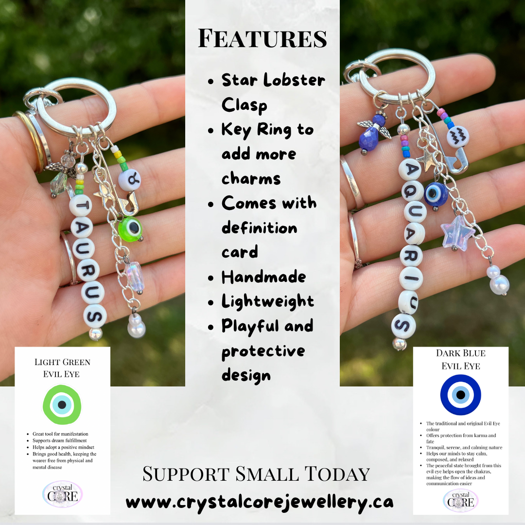 Zodiac Sign Keychains
