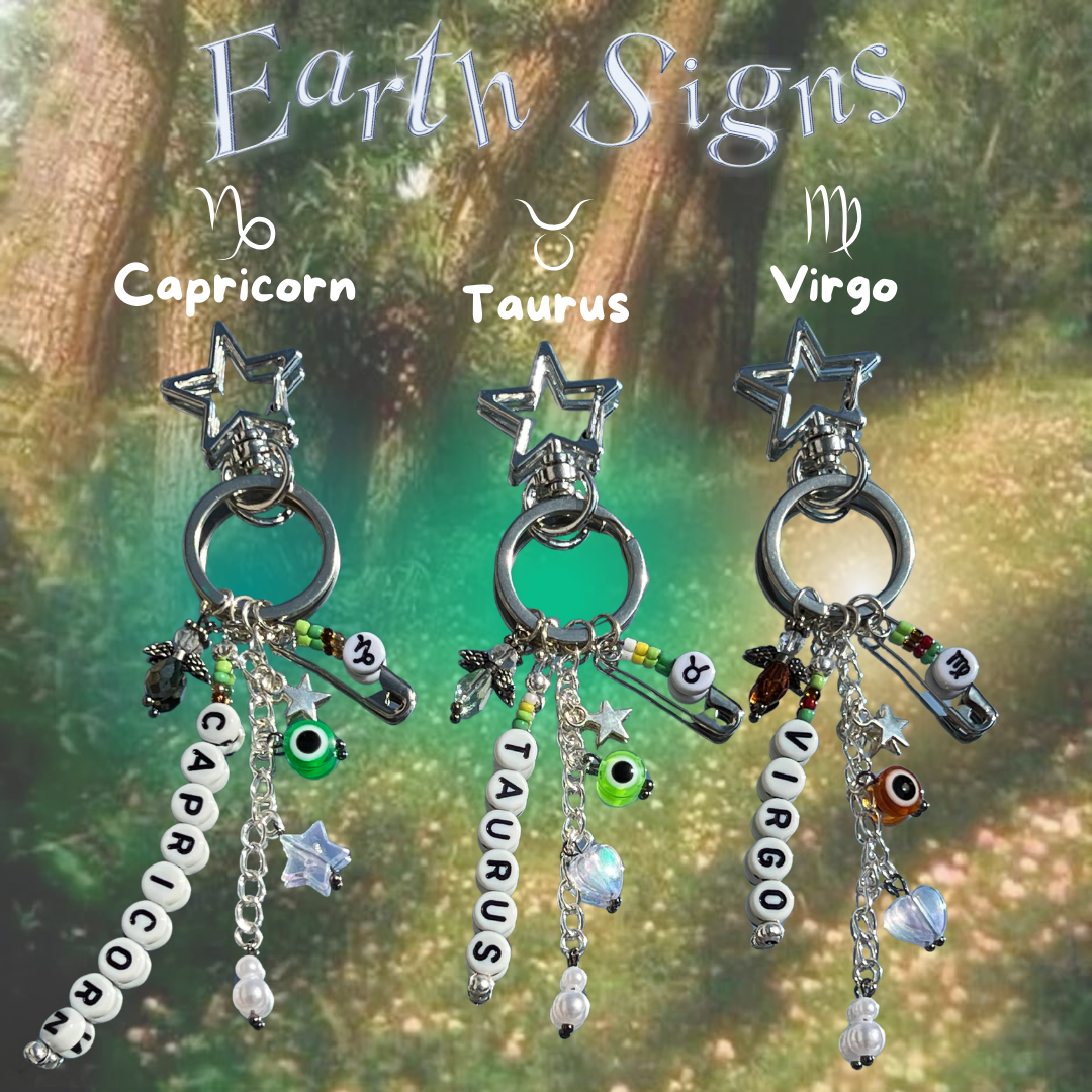 Zodiac Sign Keychains