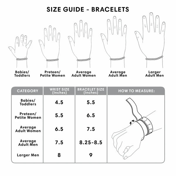 Bracelet Size Guide