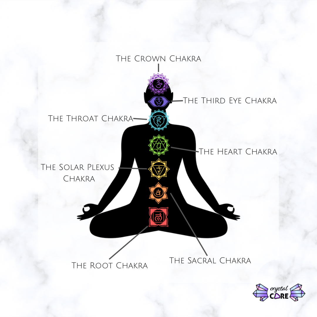 the seven chakras of the human body