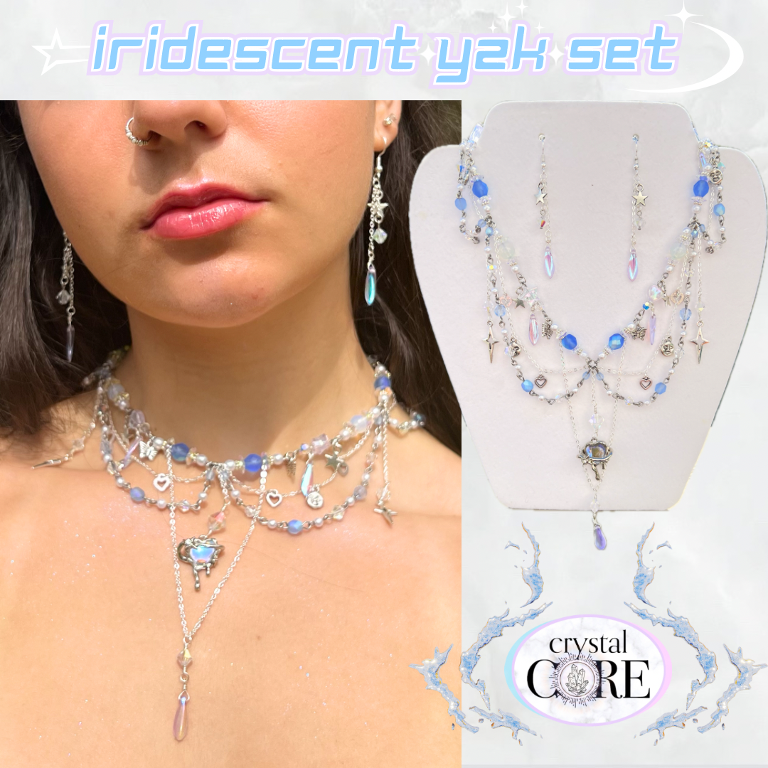 Y2K Iridescent Opalite Set