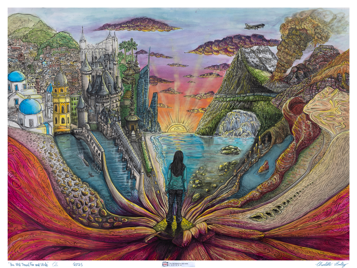 You Will Travel Far and Wide - Fine Art Print w/ FREE SHIPPING