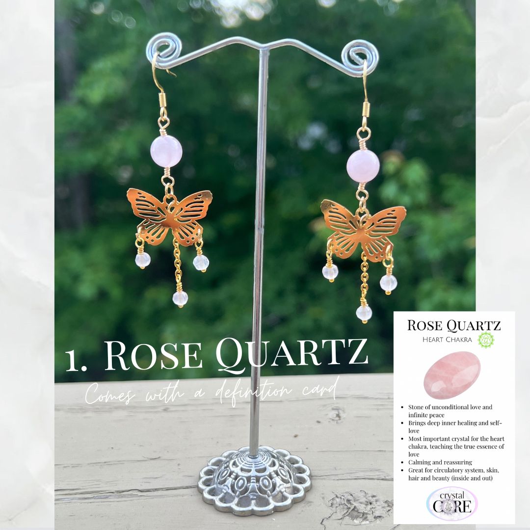 Butterfly Crystal Earrings