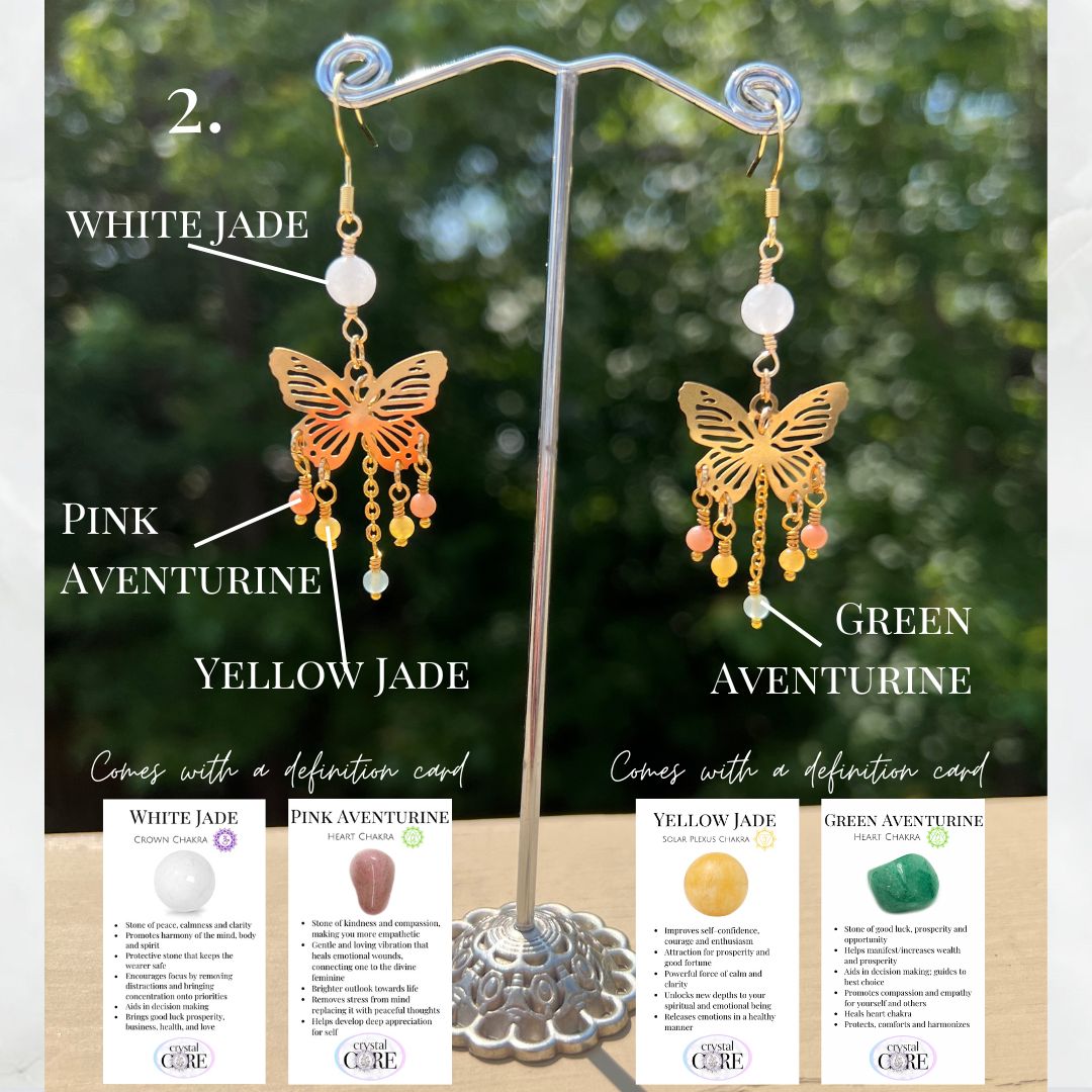 Butterfly Crystal Earrings