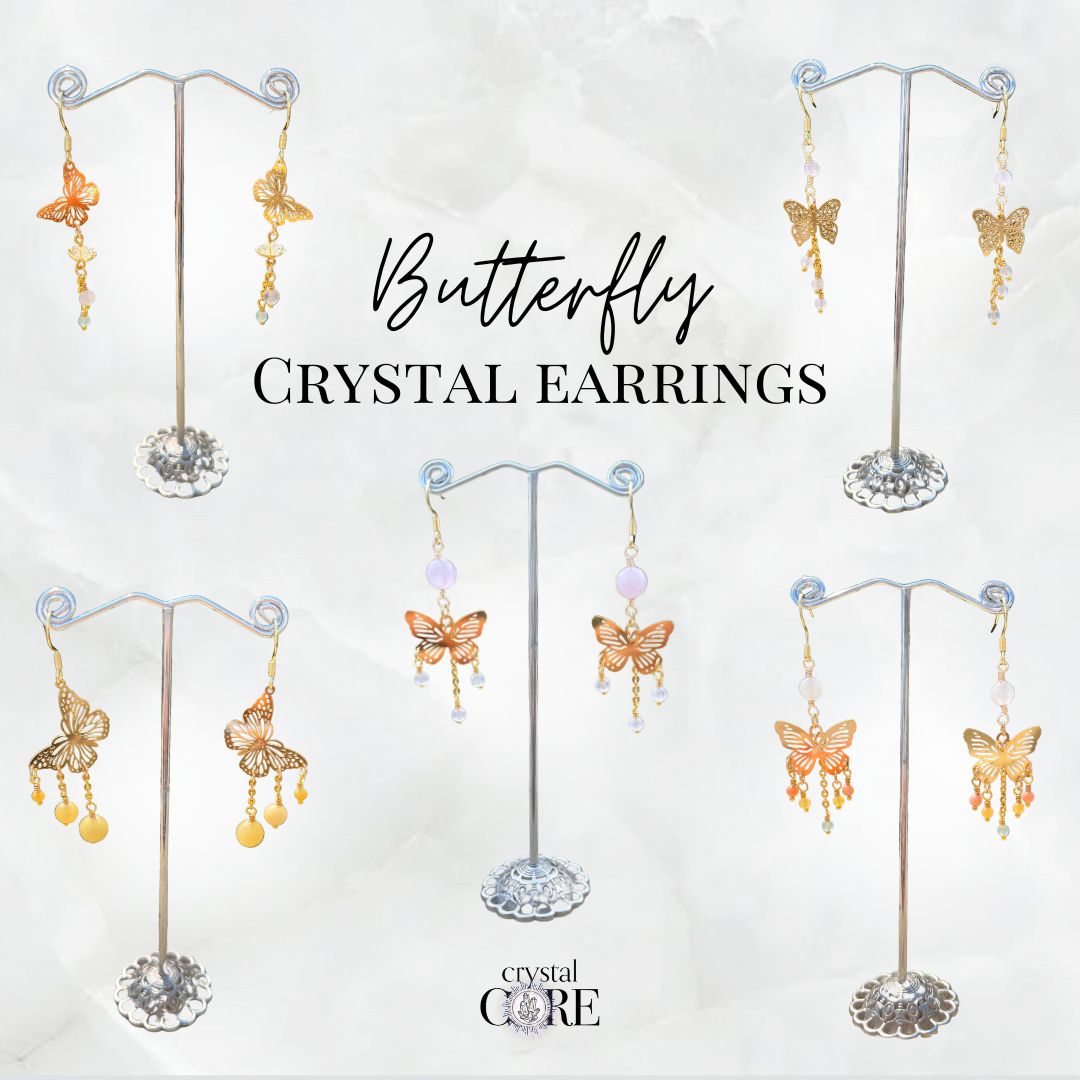 Butterfly Crystal Earrings