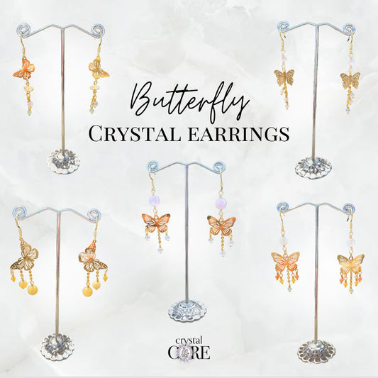 Butterfly Crystal Earrings